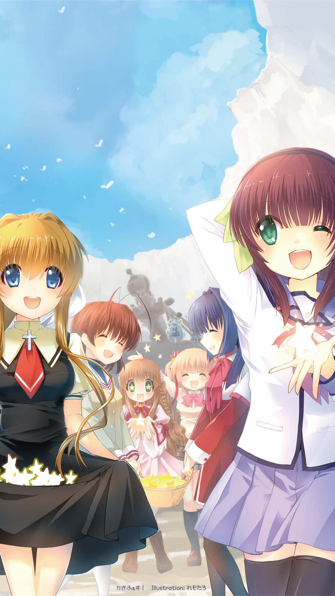 『かぎふぇす!』 1920x1080pixel(スマホ用) by れもたろさん