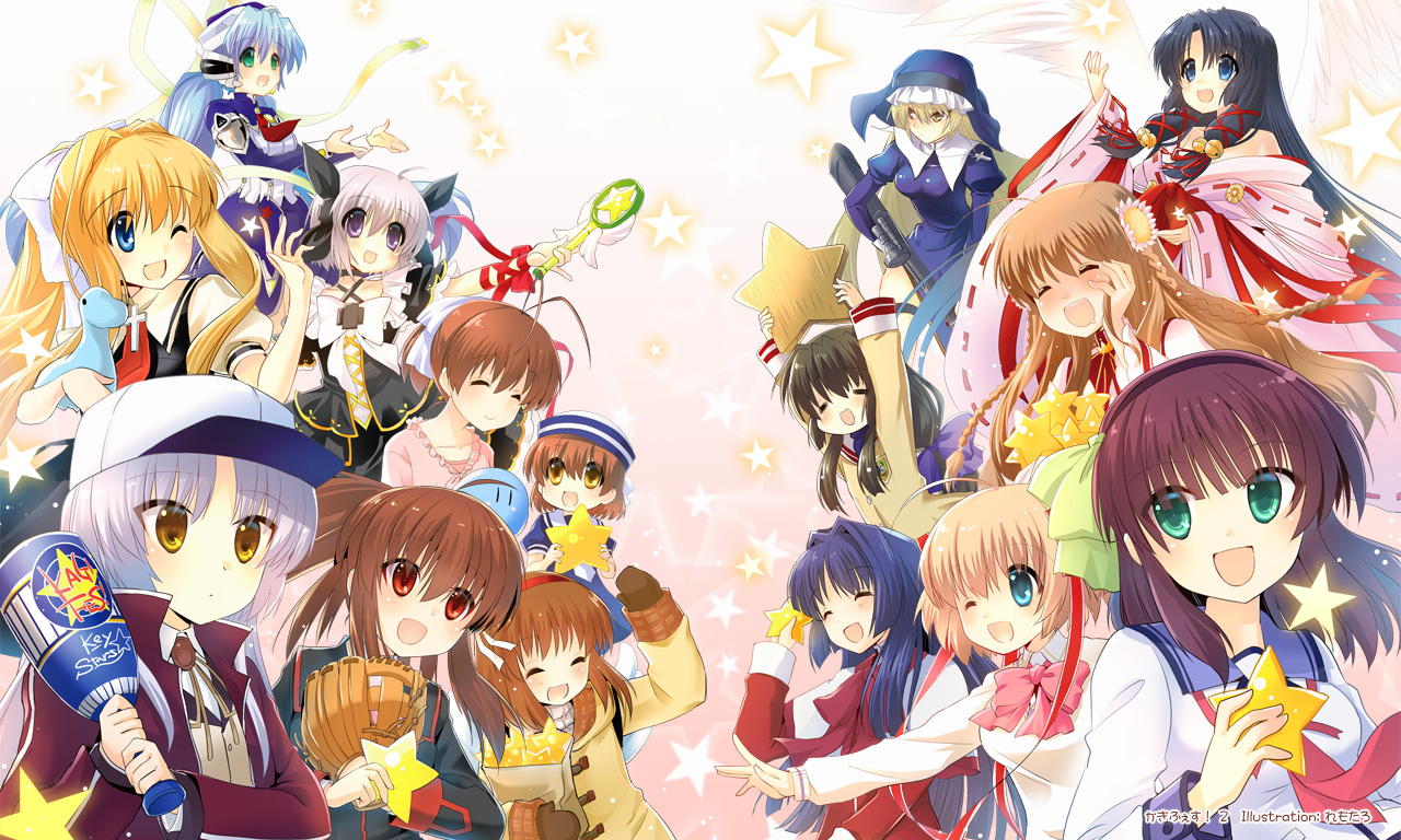 『かぎふぇす!2』 1280x768pixel(PCワイド画面用) by れもたろさん